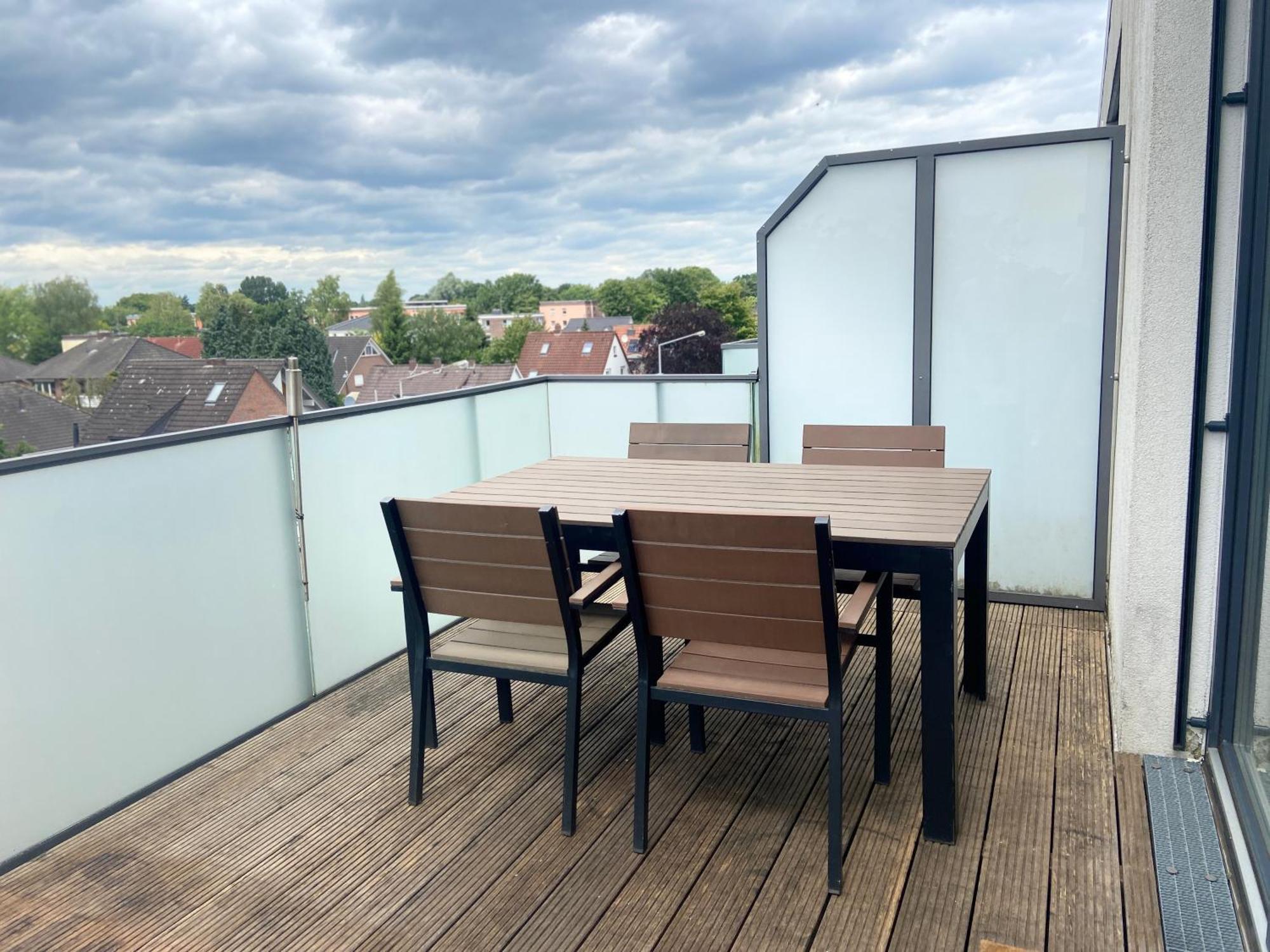 Micasa Ol - Modernes Penthouse - Stellplatz - Kueche - Wlan - Dachterrasse Apartment โอลเดนบวร์ก ภายนอก รูปภาพ