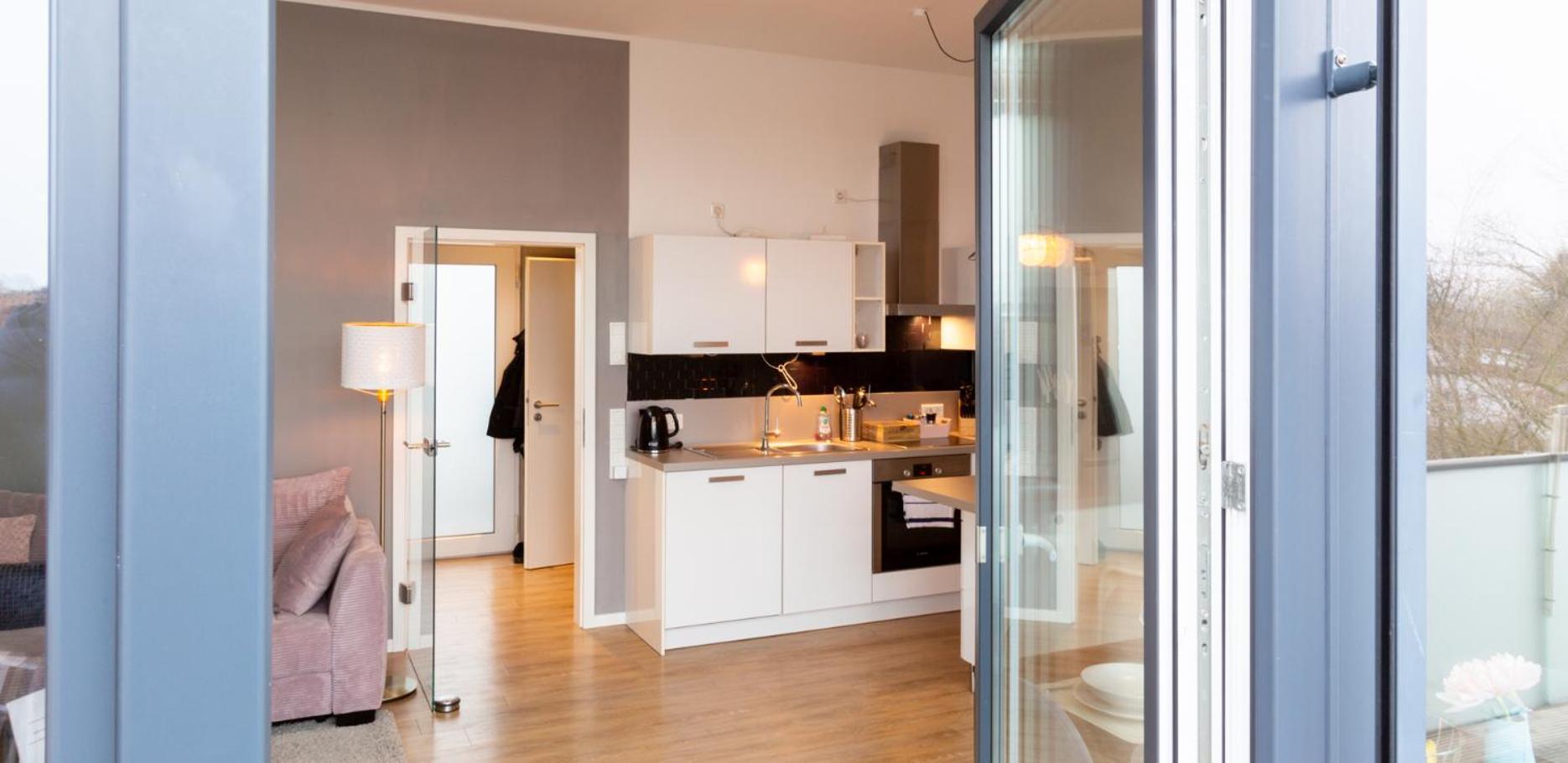 Micasa Ol - Modernes Penthouse - Stellplatz - Kueche - Wlan - Dachterrasse Apartment โอลเดนบวร์ก ภายนอก รูปภาพ