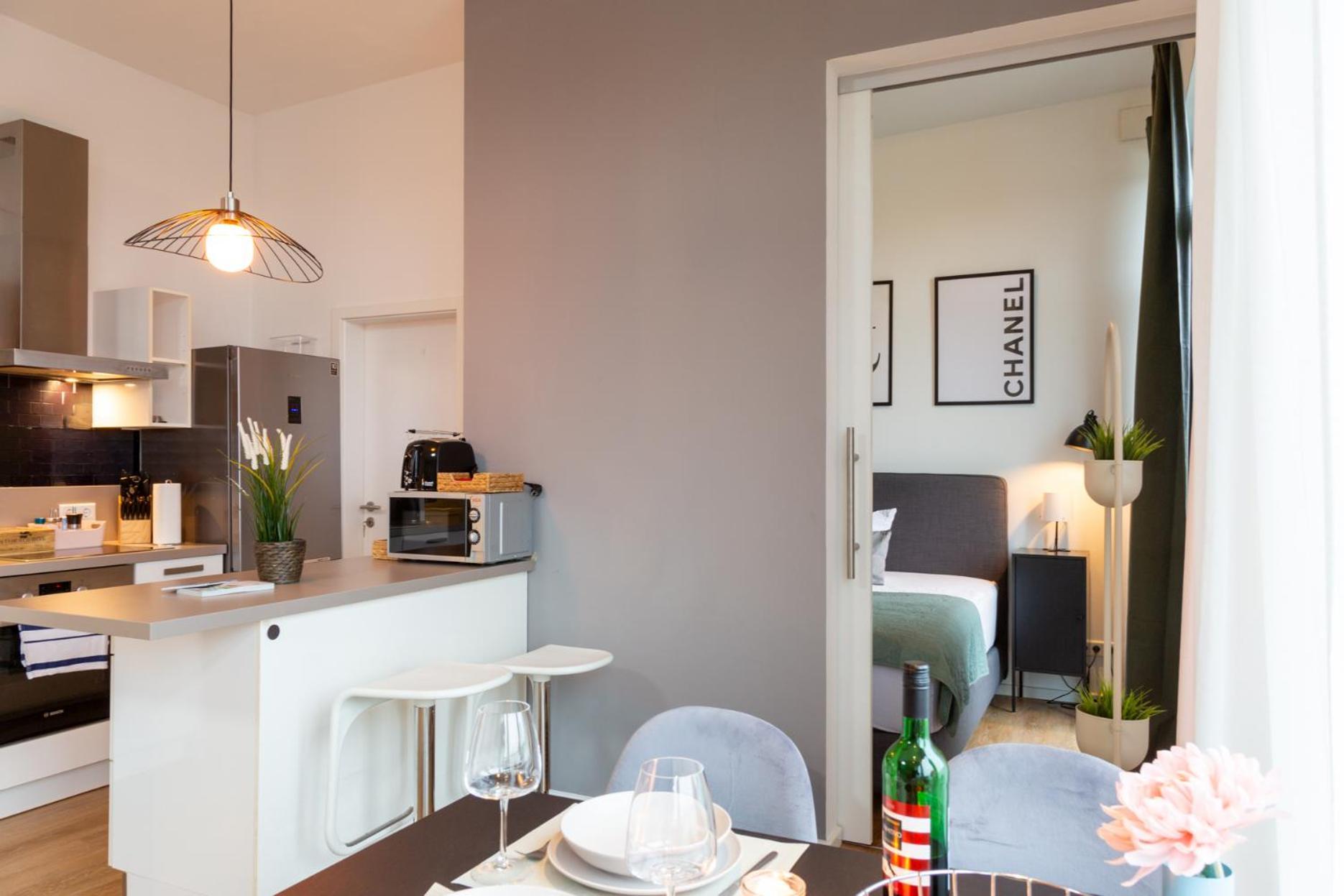 Micasa Ol - Modernes Penthouse - Stellplatz - Kueche - Wlan - Dachterrasse Apartment โอลเดนบวร์ก ภายนอก รูปภาพ