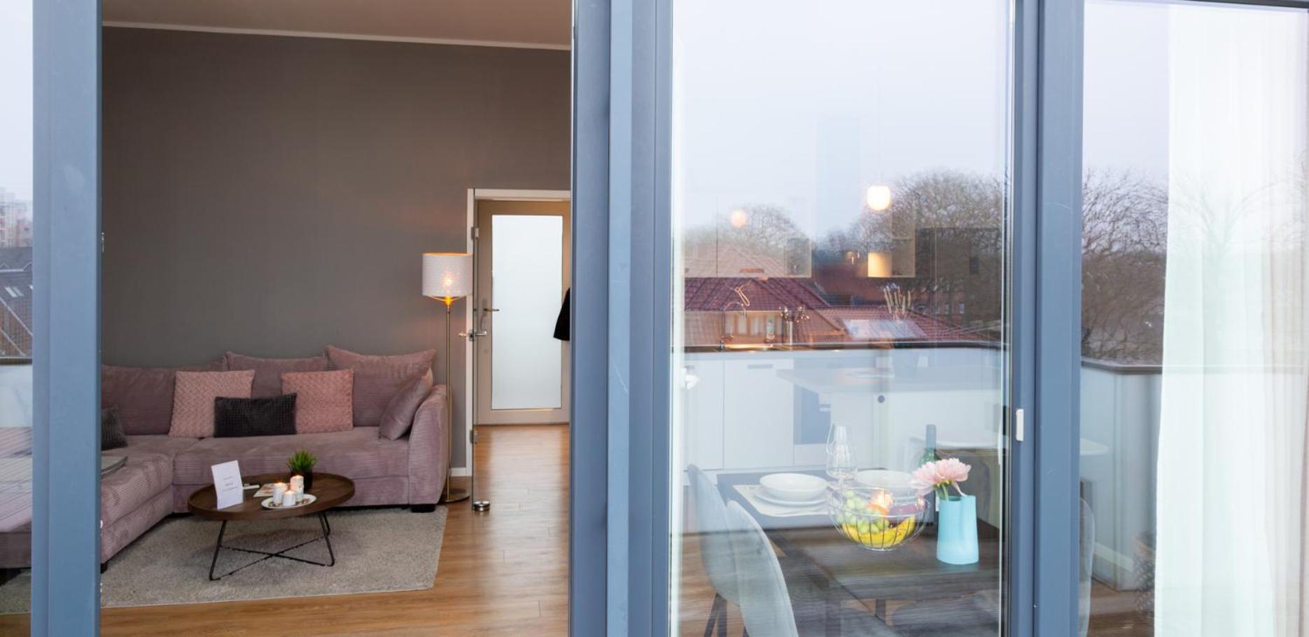 Micasa Ol - Modernes Penthouse - Stellplatz - Kueche - Wlan - Dachterrasse Apartment โอลเดนบวร์ก ภายนอก รูปภาพ
