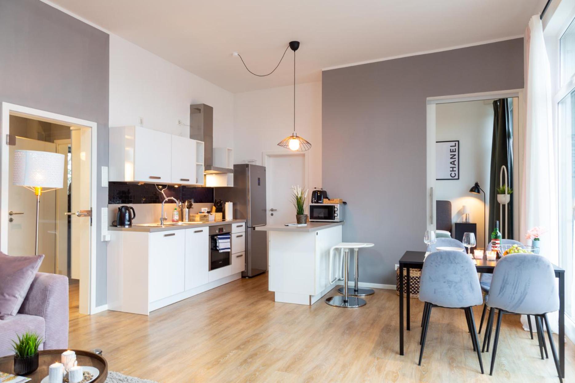 Micasa Ol - Modernes Penthouse - Stellplatz - Kueche - Wlan - Dachterrasse Apartment โอลเดนบวร์ก ภายนอก รูปภาพ