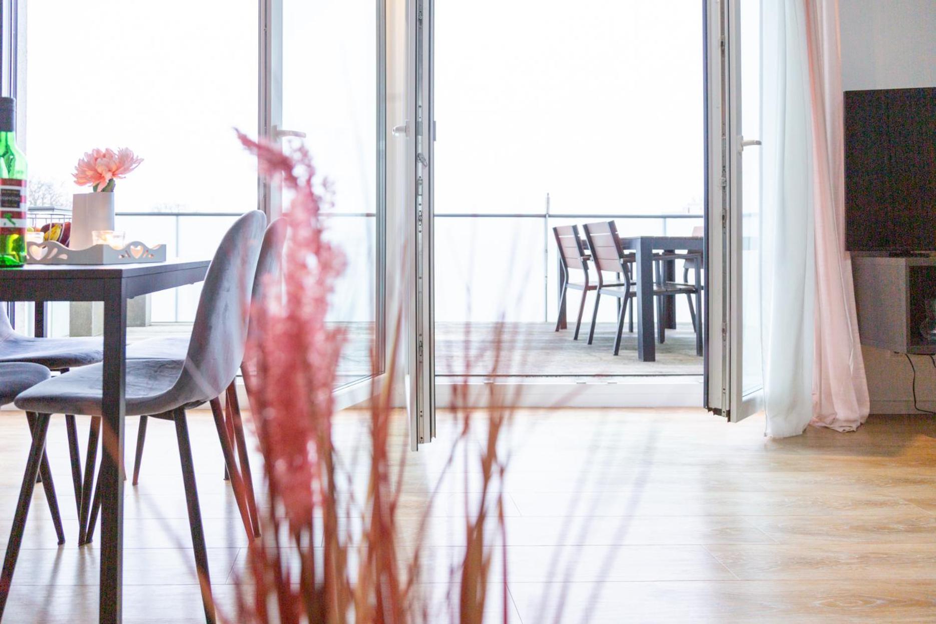 Micasa Ol - Modernes Penthouse - Stellplatz - Kueche - Wlan - Dachterrasse Apartment โอลเดนบวร์ก ภายนอก รูปภาพ